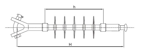 product-562-216 24kV tension composite insulator